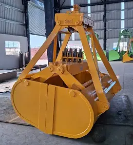 Clamshell-grab-bucket